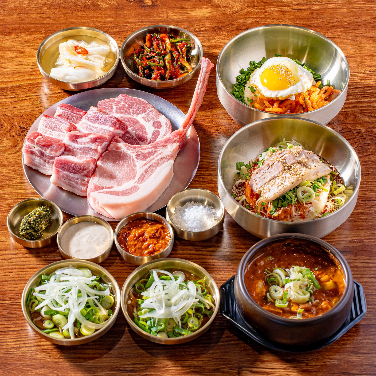 청돈옥 돼지 4인세트